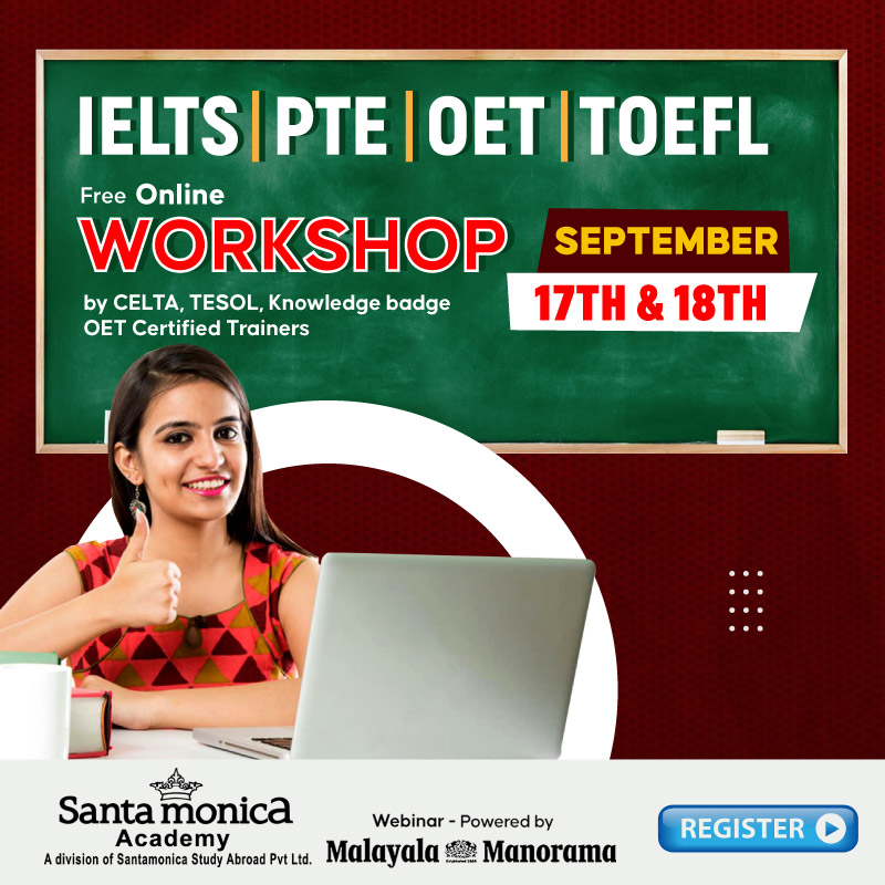 Free Online Workshop: IELTS, PTE, OET, TOEFL