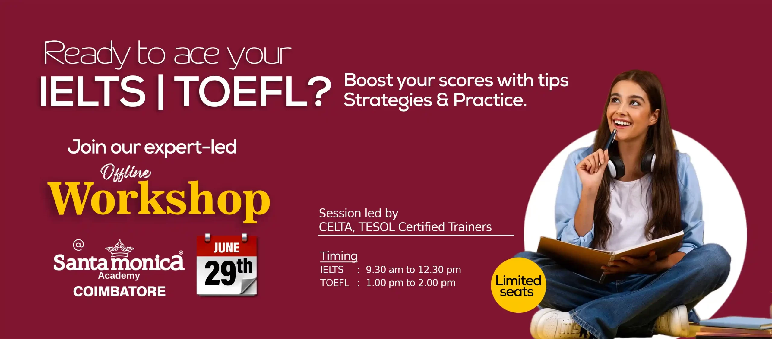IELTS | TOEFL Workshop-Coimbatore